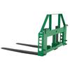 Skid Steer Pallet Forks, 1814 Kg Rated Load Capacity, Pallet Fork Frame Attachment with 1065 Mm Pallet Forks Forklift Blades, 50.8 Mm Hitch Receiver &