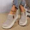 Spring and Autumn new women's breathable and anti-slip mom shoes, soft-soled, lightweight and thick-soled women's shoes