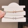 Elegant Zircon Butterfly Charm Wristlet For Ladies Office Wear
