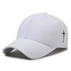 Spring And Autumn Side Embroidery Cross Baseball Cap Casual Versatile Sun Hat Outdoor Men'S And Women'S Sunscreen Hat