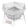 [Amazon.co.jp Limited] CAPTAIN STAG Bonfire Stand Barbecue Stove Grill 3-in-1 Hexa Stainless Steel Fire Grill L Size Stainless Steel Storage Bag
