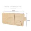 Car Sun Visor Organizer Storage Travel Document Holder With Multi-Pocket PU Leather Cards Receipts Pouch With Zip
