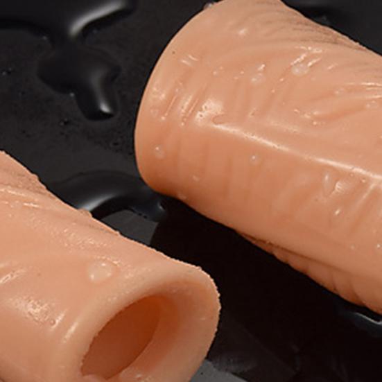 2 pezzi anello di ritardo del pene lunga durata morbido silicone universale dildo prepuzio per interni