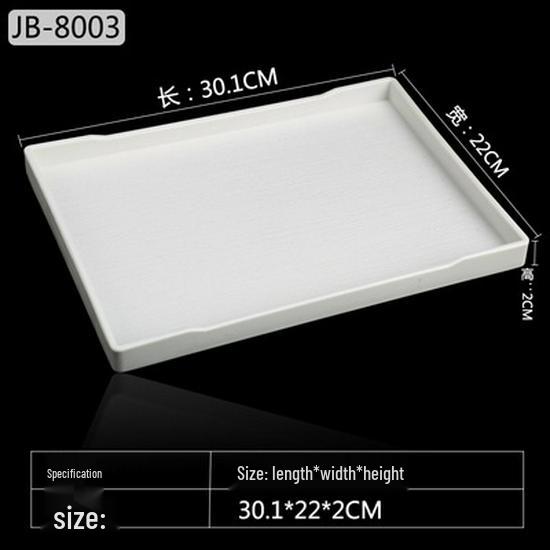 Großes rechteckiges Haustier-Tablett: Hundekäfigboden, Hühnermistwanne, Urinwanne, Kunststoff-Blumentopfhalter.