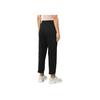 Adidas Originals Adicolor Contempo Solid Logo Embroidered Elastic Waist Straight Leg Knit Sports Pants Women Bottoms Black HM1790
