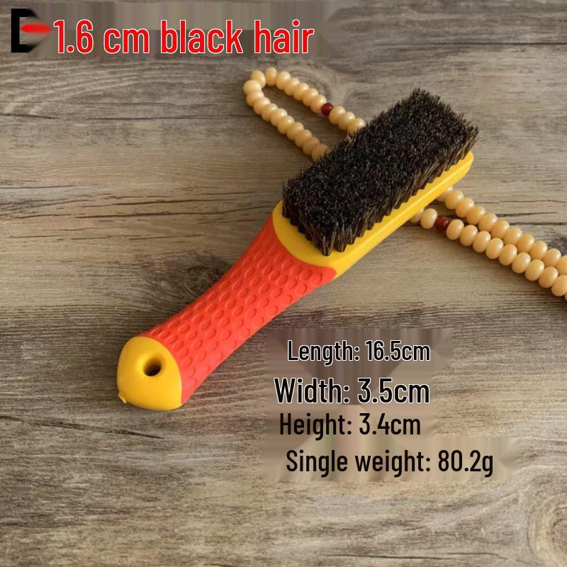 Wenwan Nano & Bristle Brush with Dual-Color Silicone Handle