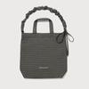 Clover Heart Shirred Ribbon Eco Bag Check