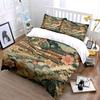 Japanese Landscape Three-Piece Set Decor Soft Comfortable Duvet Cover Bedding Set Included 1*Duvet Cover & 2*Pillowcases,Gift