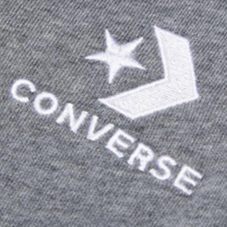 Converse Chevron Emb Knitted Fabric Pants Men's Gray 10008928-A05