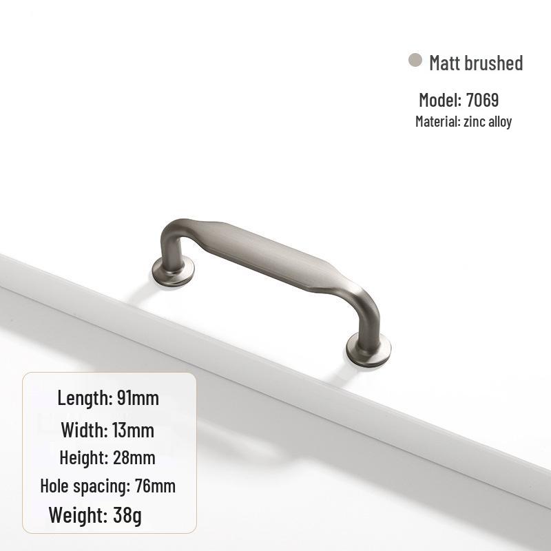 Modern Zinc Alloy Cabinet and Drawer Handle - Furniture Hardware Accessory