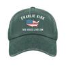 Fashion and casual American printed washed old soft top sunshade baseball cap Unisex baseball cap