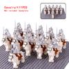 MOC Thrones Golden Armor Warrior Guard Jaime Lannister Barristan Selmy Meryn Trant Building Blocks Mini Action Figure Toys