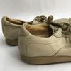 Burberry LONDON Leather Shoes Sneakers Beige Tan Check Pattern Size 24.5(USED)