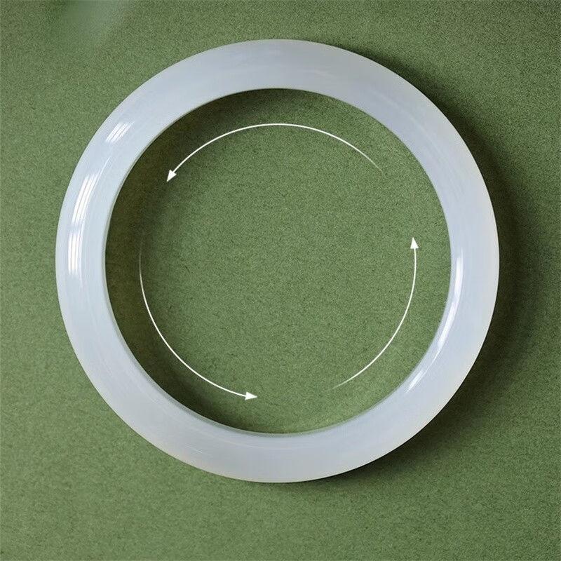 White Moonlight Jade Marrow Bracelet, Agate Bracelet, Jade Bracelet, Children's Style, Ice Seed, Lychee Jelly, Temperament Crystal