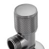 Full copper toilet angle valve, full copper mini angle valve, toilet gun, gray gold electroplated toilet angle valve/inlet valve