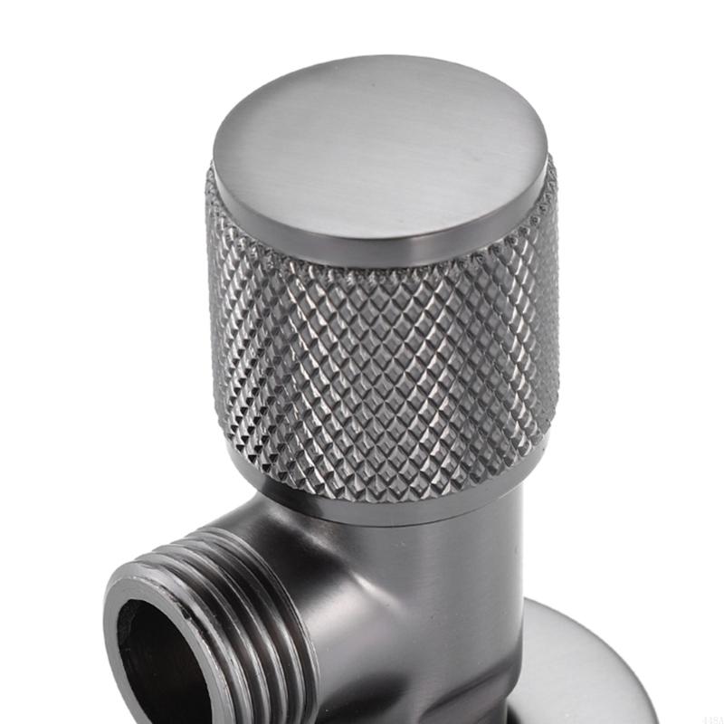 Full copper toilet angle valve, full copper mini angle valve, toilet gun, gray gold electroplated toilet angle valve/inlet valve