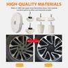 7Pcs Flannelette Polishing Wheel Kit Buffing Pads With 1/4" Hex Shafts Polishing Mop Wheel Grinding Head For Drill