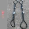 Large Diameter Braided Steel Wire Rope Slings with Eye and Knot Loop