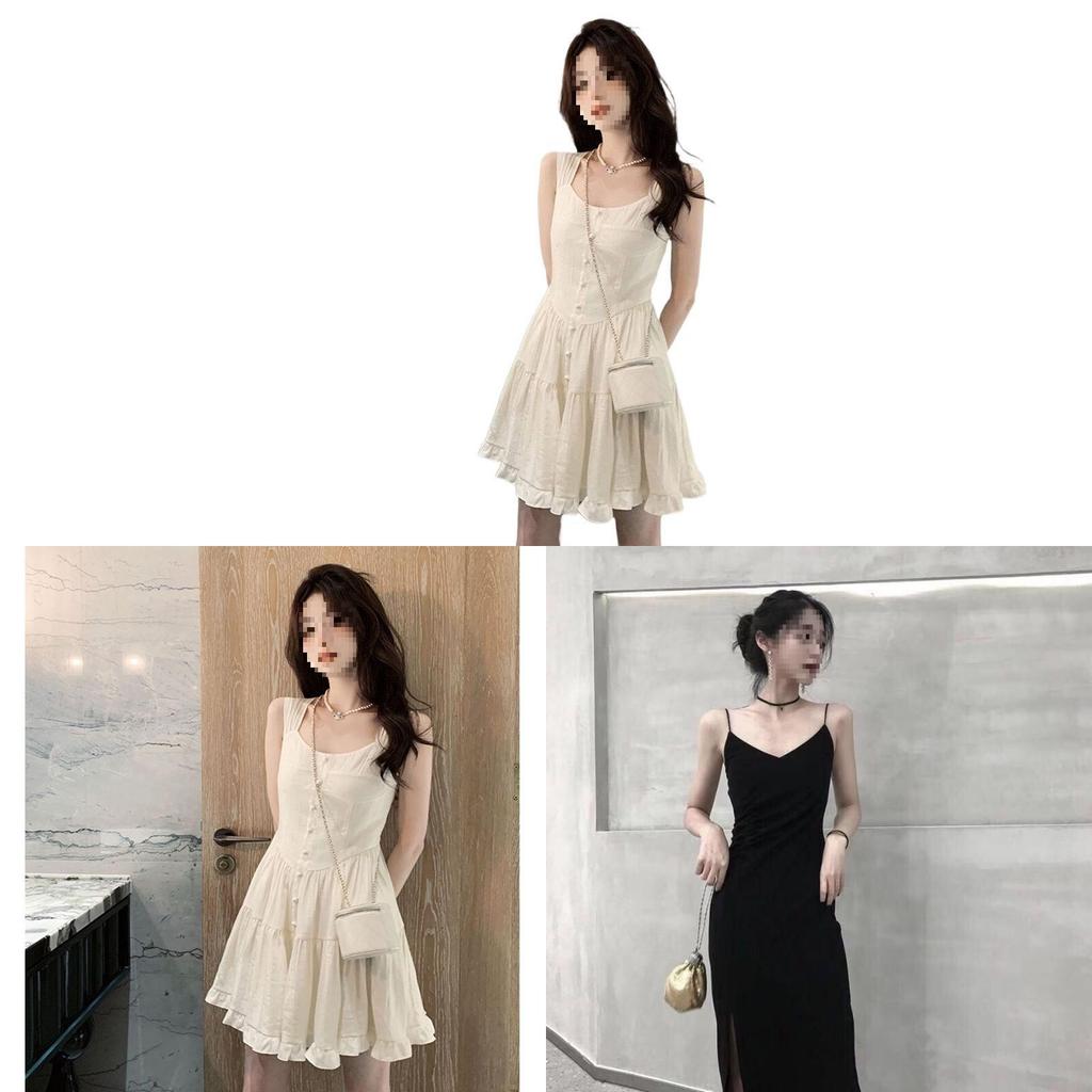 Classic White Sleeveless Dress With Knit Fabric For Summer Casual And Yoga Wear