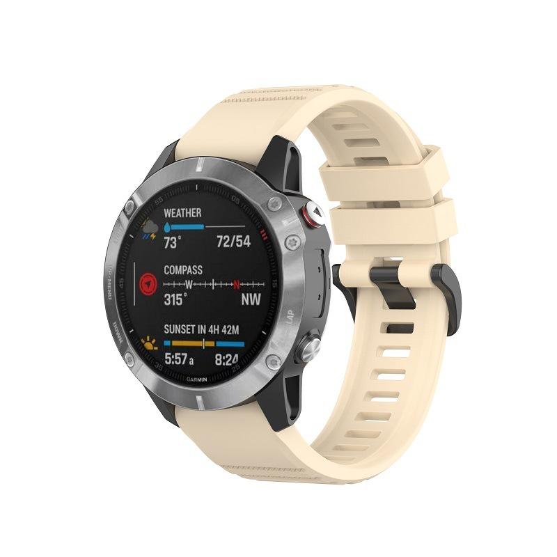 Silikonarmband Für Garmin Fenix 6 6S 6X 5X 5 5S 3 3HR Forerunner 935 945 Schnellverschluss-Silikonarmband für 26mm 22mm 20mm Armband