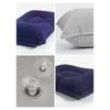 1PC flocking square nap inflatable air pillow, outdoor camping cushion, travel flocking inflatable pillow
