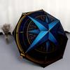Compass Rose Wall Decor: Nautical Navigation Art for Home or OfficeUmbrella, Portable 3-Fold Umbrella for Men & Women,Christmas Gift ES360