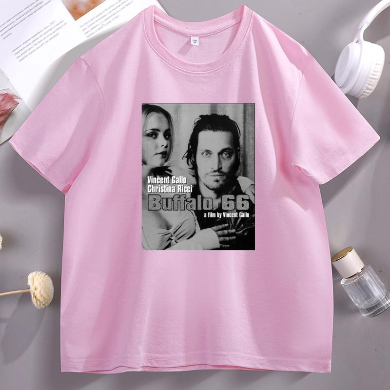 Japanese Style Buffalo 66 Film TShirt Movie Graphic Tee Printed Cotton Oneck Short Sleeve T Shirt Unisex WoUnisex Fashion Tops