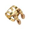 Ligature Alto Brass Ligature Sax Fastener Adjustable Double Screw Alto Sax Mouthpiece Ligature Clip