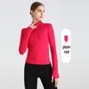 Cardigan Corto da Donna a Manica Lunga con Collo Alto e Vestibilità Slim - Perfetto per Yoga Autunnale, Corsa e Fitness