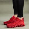 Męskie buty nowe letnie buty męskie z tkaniny fly-woven oddychające codzienne buty sportowe modne siatkowe buty do biegania 989