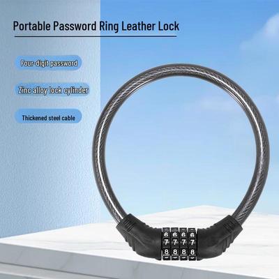 Anti-Theft Combination Lock for Bicycles, E-bikes, and Helmets