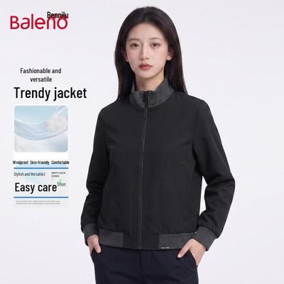 Baleno Women's Basic Stand Collar Jacket