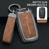 Zinc Alloy Leather Car Key Case Cover Holder Shell For SEAT Cupra Raval Born Leon PHEV Formentor Ateca Terramar FR valve core SI1