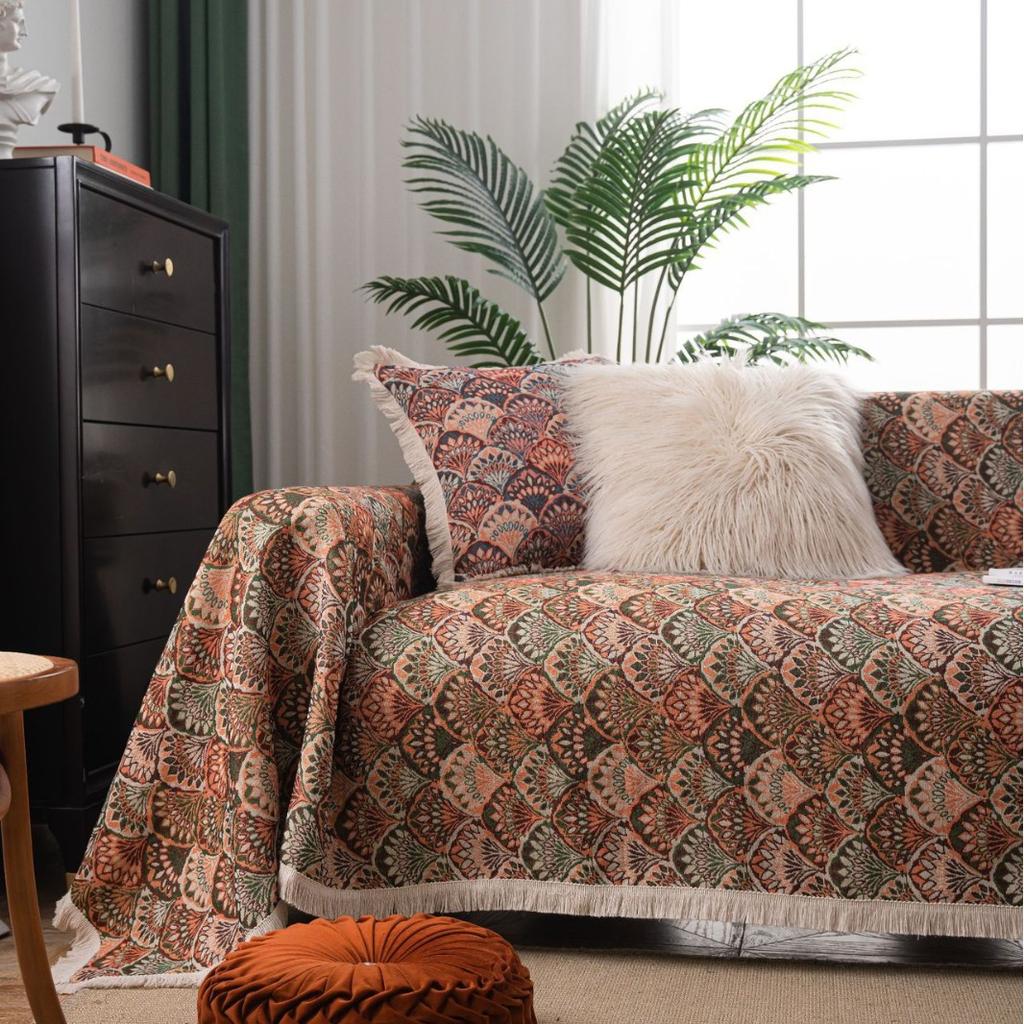 A Whole Sofa Towel Is Universal In All Seasons, All-inclusive Jacquard, and The Sofa Cover Is Anti-cat Scratch.