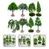 8 Stück Mikrolandschaft Baum Szenerie DIY Bäume Dekoration Mini Gartendekoration Modelle