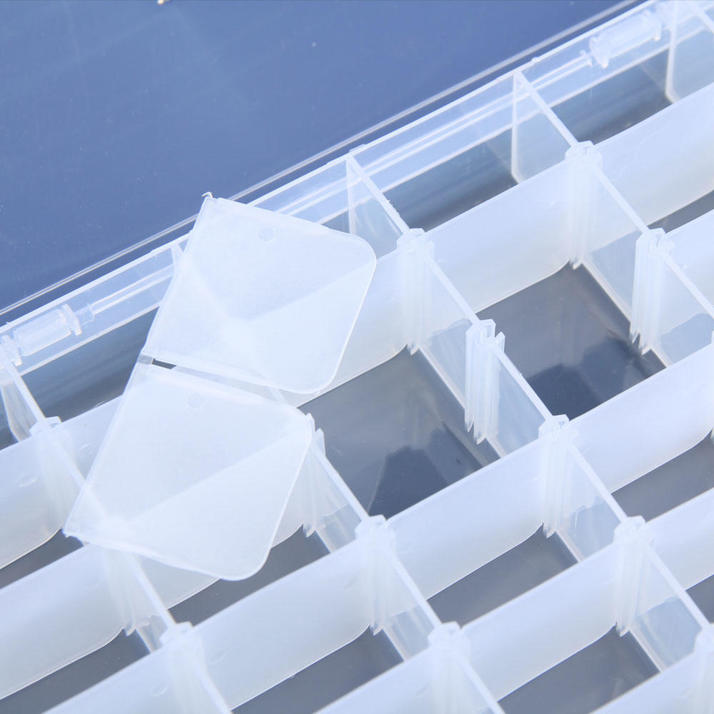 36 Grids Compartment Container Transparent Bead Storage Case Multi-function Embroidery Floss Organizer Box Nail Art Accessories
