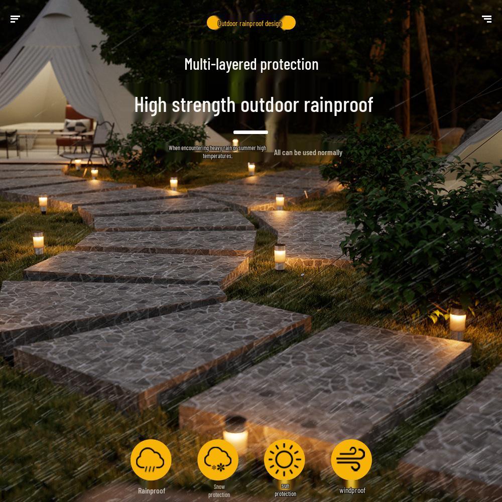 Solar LED Garden Landscape Light with Ground Stake