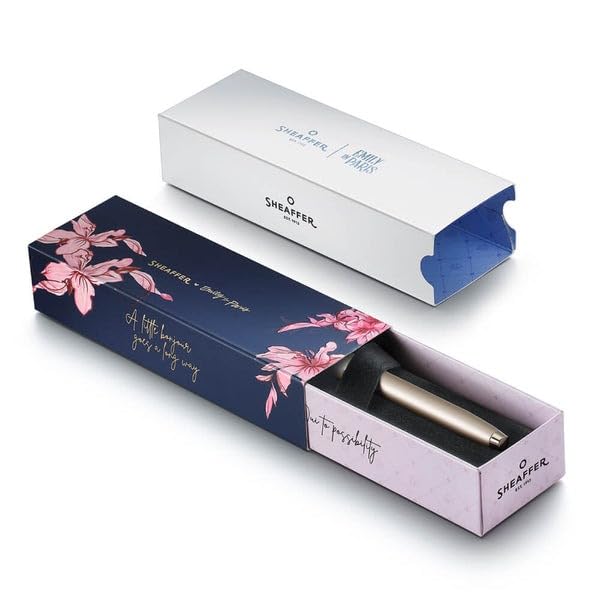 SHEAFFER Emily In Paris Ballpoint In by Champagne E2937751EIP Pen, "Emily Paris," Sheaffer, 100ml, Gold, BP,