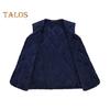 Men Waistcoat V-Neck Sleeveless Solid Color Single Breasted Vest Coat with Pockets Thickened Plush Lining Quilted Bottoming Vest Jacket