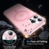 For iPhone 14 Pro Case Compatible with MagSafe Small Wavy Edge PC + TPU Phone Cover