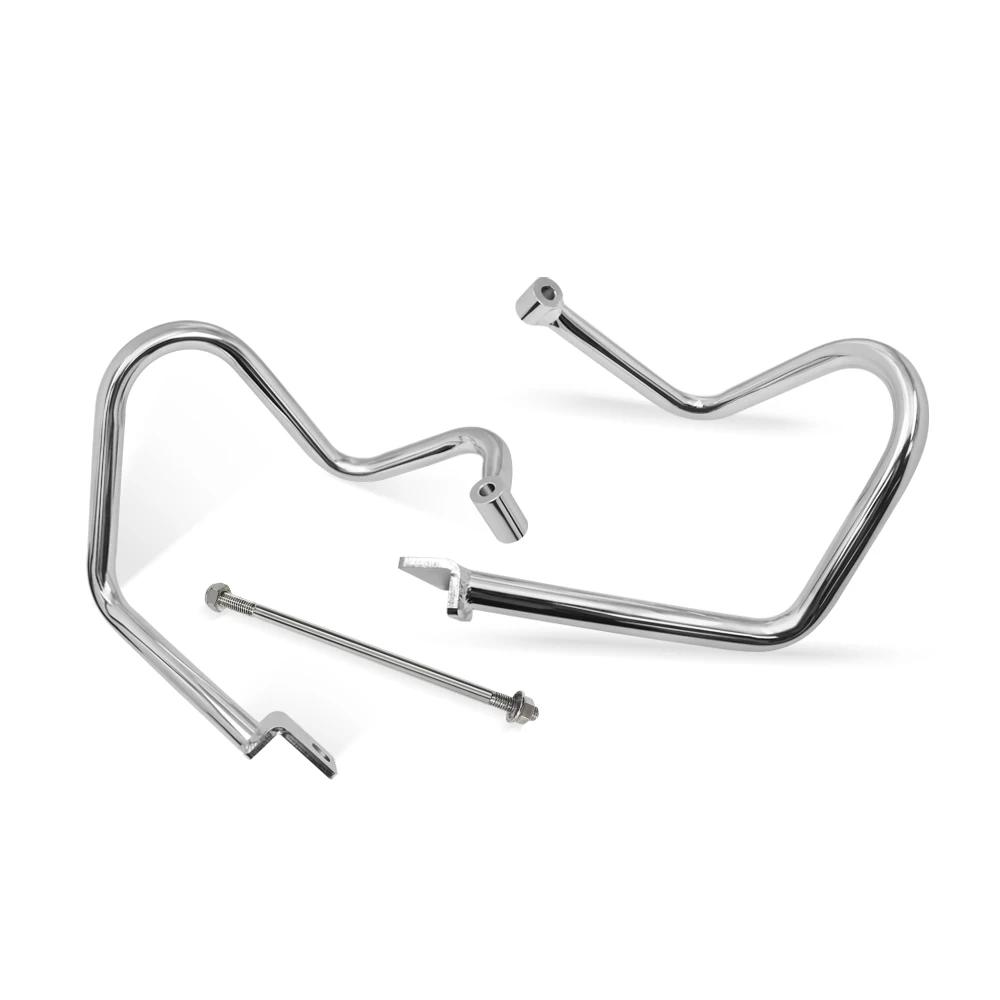 Motorcycle accessories for Monkey 125 monkey125 2019-2023 anti-fall protection bar bumper lower engine guard plate Engine guard серебряный