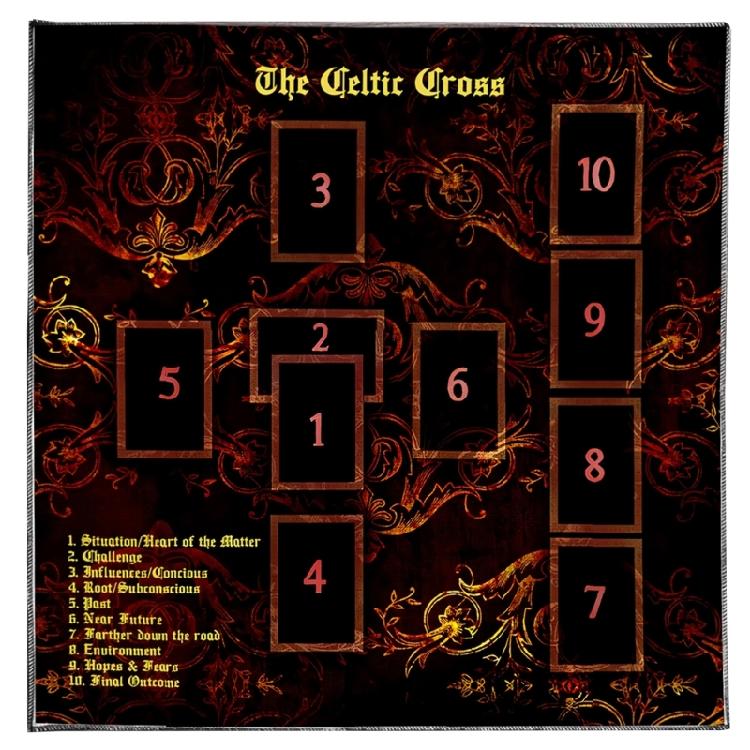 Reading Card Astrologys Tablecloth Altars Cloth Square Divinations Cards Table Cloth Witchcrafts Deck Cloth Enduring