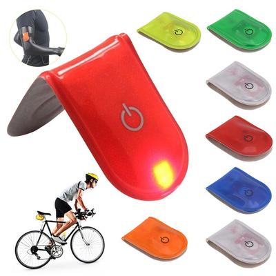 Venkovní Sporty Noční Běh Bezpečnostní Světlo LED Světlo na Kolo Reflexní Výstražný Signál Klipová Lampa Horská MTB Kolo Cyklistické Světlo