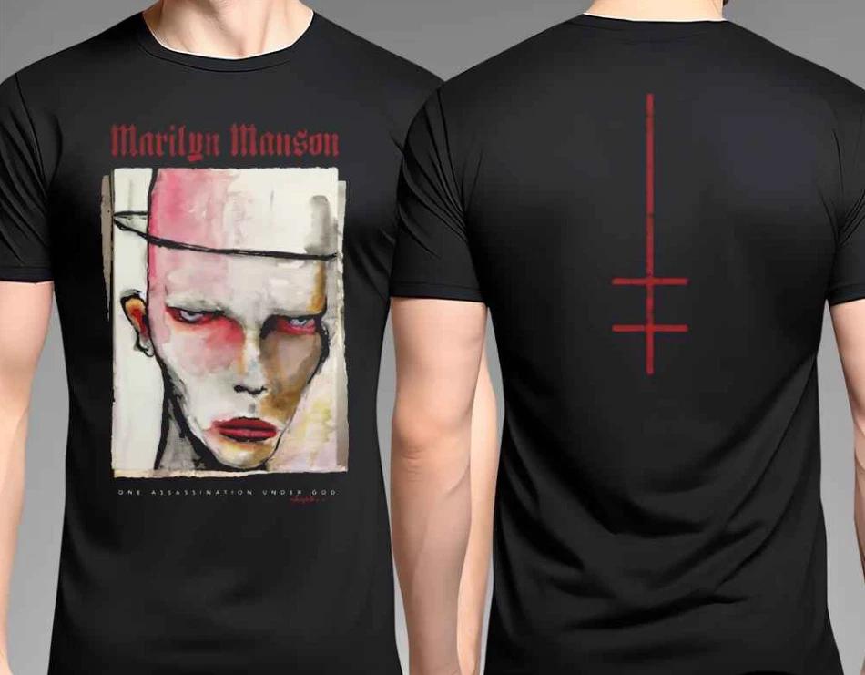 Унисекс Футболка Marilyn Manson One Assassination Under God Глава 1 - Копия S