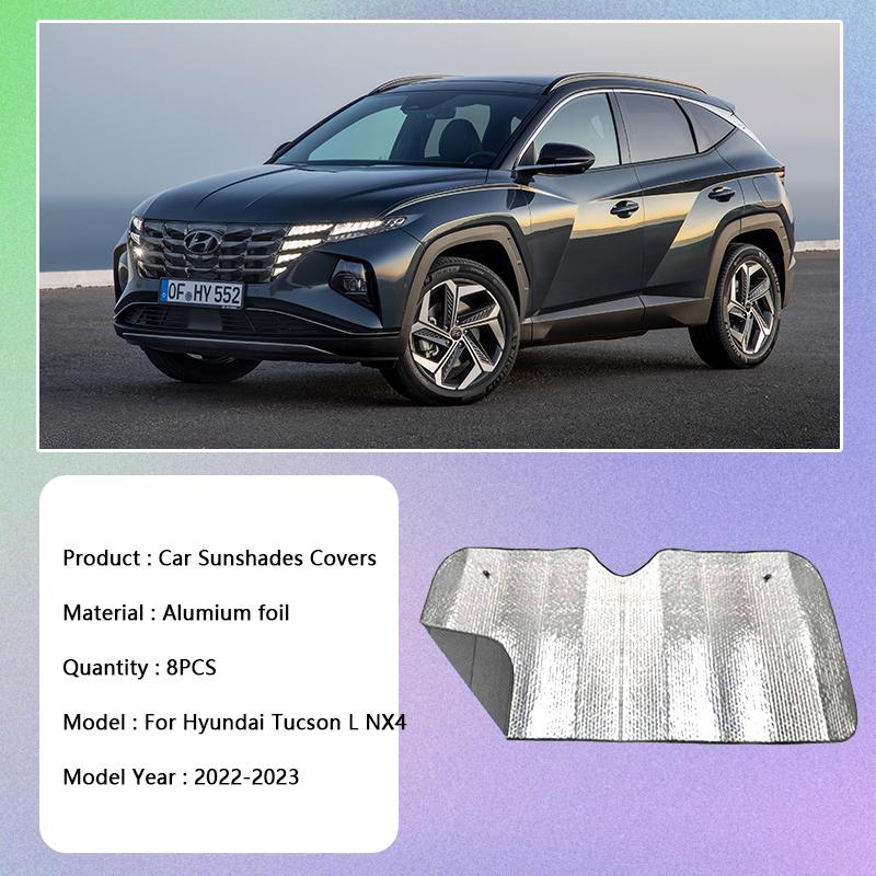 Für Hyundai Tucson L NX4 2022 2023 Sonnenblende Visier Windschutzscheiben-Sonnenblenden Passhülle UV-Schutz Innenraum Auto