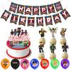 Birthday Boys Kids Party Supplies Decor Suit Banner Balloon Cake Topper