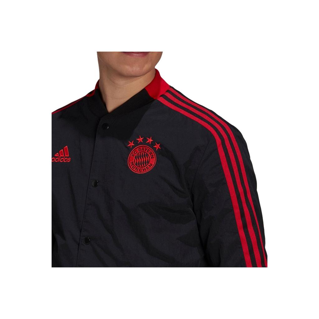 Adidas FCB CNY Bomber Jacket With Football Print Men Outerwear Black GU6961
