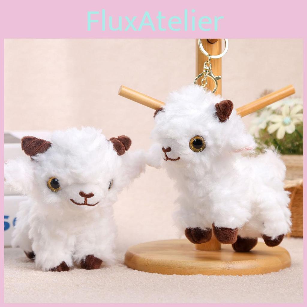 Animal Keychain Plush Featuring Sheep Soft Short Material For Girls Collectors