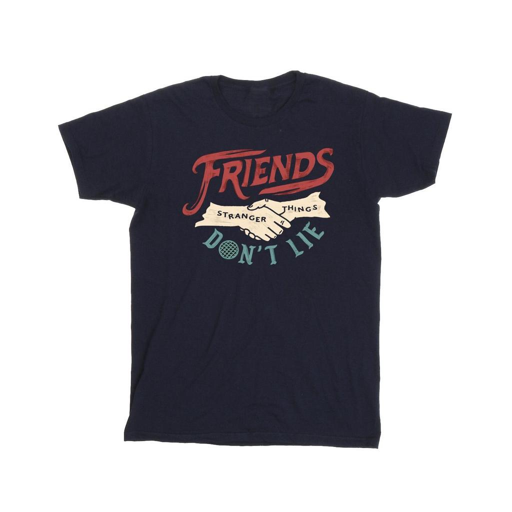 Netflix Mens Stranger Things Friends Don´t Lie Hands T-Shirt