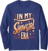 Vintage Showgirl Design Funny Vintage Show Funny Long Sleeve T-Shirt
